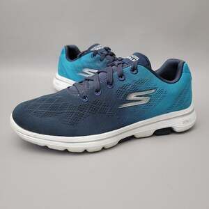 Skechers size 8.5 Women's Go Walk 5 Blue Running Shoes Walking Comfort Blue